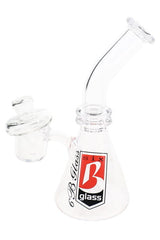 6B Glass Mini Quartz Dab Rig – Quartz Banger & Carb Cap – 5″