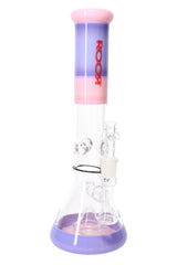 ROOR Tech 14″ Multicolor Beaker Bong with Showerhead Perc – 5 mm Thick - Discreet Smoker