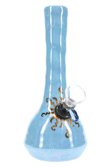Ancient Creations Ceramics 6″ Ceramic Beaker Bong – 22K Gold – US-Made - Discreet Smoker