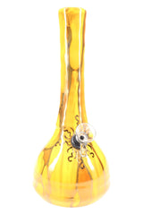 Ancient Creations 9″ Gold Sunburst Ceramic Beaker Bong - Discreet Smoker