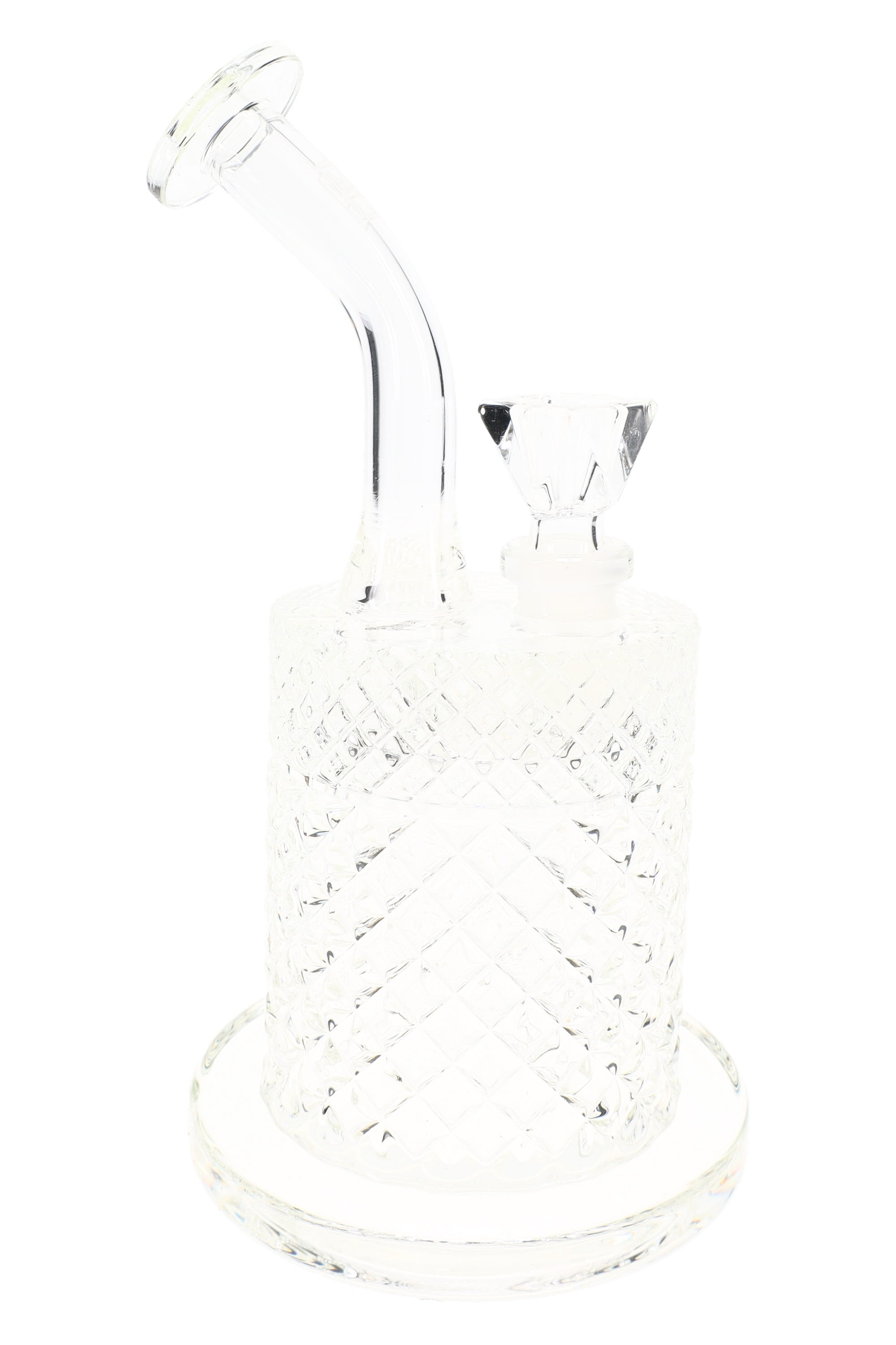Jane West Twenties Collection Glass Water Pipe – 7½″ - Discreet Smoker