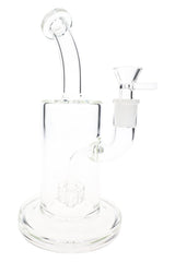 Clear Glass Bong “Clean Sweep” – Showerhead Perc – 9″