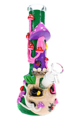 Resin Art Glass Beaker Bong “Showpiece” – 18.8 mm Female – 10″ – Assorted