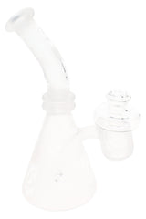 6B Glass Frosted Quartz Mini Dab Rig – 5″