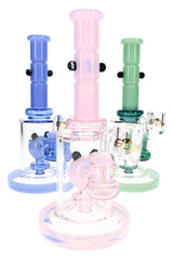 6B Glass Panda Showerhead Perc Dab Rig – 9″ – Assorted