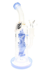 6B Glass Halloween Ghost Perc Bong – 14.5 mm Female – 9.5″ – Assorted Colors