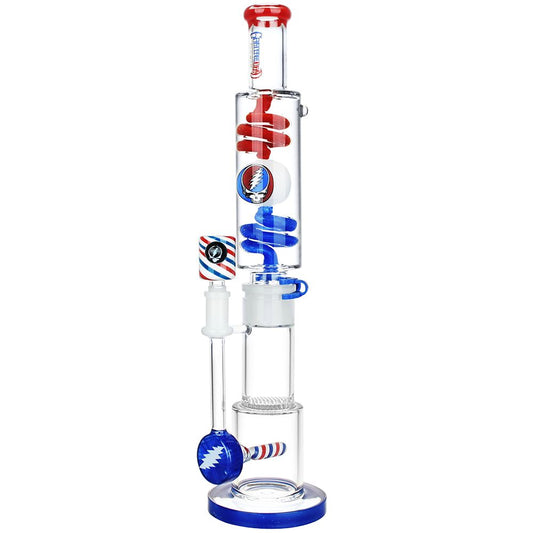 Grateful Dead x Pulsar 10 Year Flood Glycerin Water Pipe Kit - 16" / 14mm F - Discreet Smoker