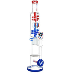 Grateful Dead x Pulsar 10 Year Flood Glycerin Water Pipe Kit - 16" / 14mm F - Discreet Smoker