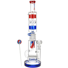 Grateful Dead x Pulsar Cool It Down Glycerin Water Pipe Kit - 16.5" / 14mm F - Discreet Smoker