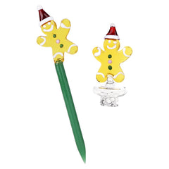 Pulsar Holidaze Series Glass Dab Rig Set | 8.25" | 14mm F - Discreet Smoker