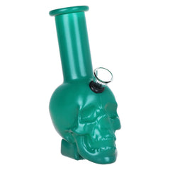 SeshGear Pastel Skull Glass Water Pipe - 6" / Colors Vary - Discreet Smoker