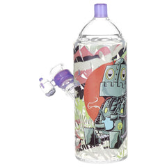 Pulsar Graffiti Series Spray Paint Glass Water Pipe Set / 7.5" / 14mm F - Discreet Smoker