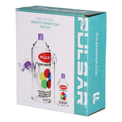 Pulsar Graffiti Series Spray Paint Glass Water Pipe Set / 7.5" / 14mm F - Discreet Smoker