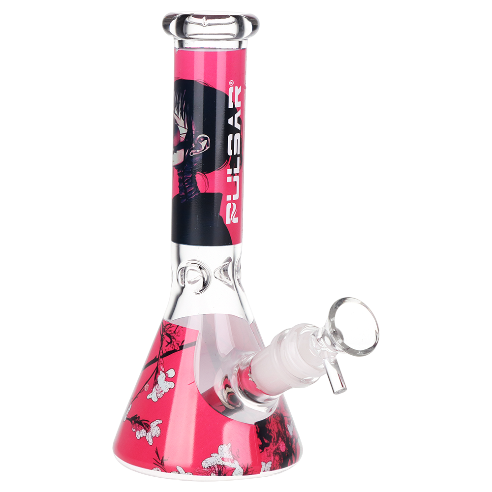 Pulsar Design Series Beaker Water Pipe Smoker's Kit | 7.75" - Discreet Smoker