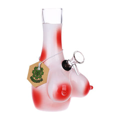SeshGear Buxom Bosom Glass Water Pipe - 7.5" / Grommet - Discreet Smoker