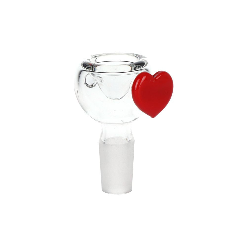 Pulsar Valentines Heart Vase Glass Water Pipe - 8.25" / 14mm F - Discreet Smoker