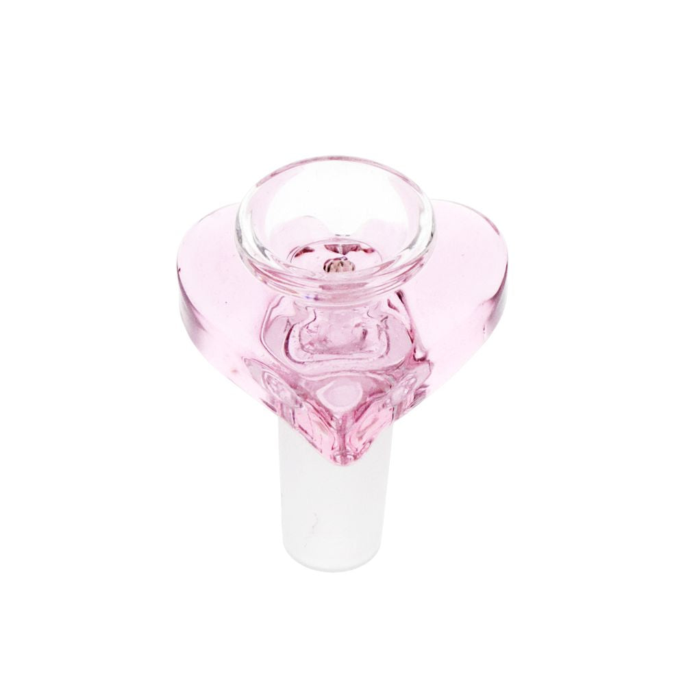 Pulsar Double Kiss Heart Glass Water Pipe - 11" / 14mm F - Discreet Smoker