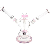 Pulsar Date Night: Part 2 Dual Neck Glass Water Pipe | 8.5" | 14mm F