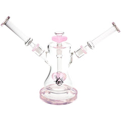 Pulsar Date Night: Part 2 Dual Neck Glass Water Pipe | 8.5" | 14mm F