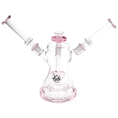 Pulsar Date Night: Part 2 Dual Neck Glass Water Pipe | 8.5" | 14mm F
