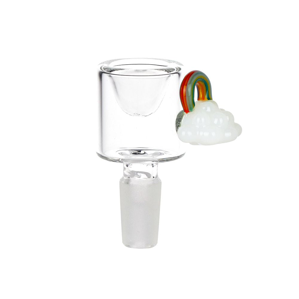 Pulsar Acid Rainbows Bubble Base Glass Water Pipe - 12.6" / 14mm F - Discreet Smoker