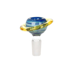 Pulsar Rings of Saturn Bubble Base Glass Water Pipe - 12.75" / 14mm F - Discreet Smoker