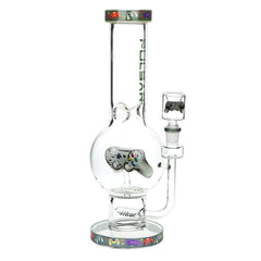 Pulsar Game Time Bubble Base Glass Water Pipe - 12.5" / 14mm F - Discreet Smoker