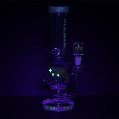 Pulsar Game Time Bubble Base Glass Water Pipe - 12.5" / 14mm F - Discreet Smoker