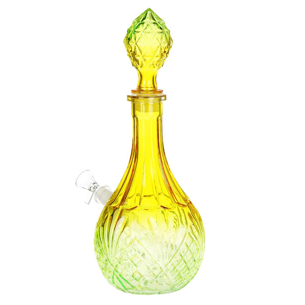 SeshGear Vintage Ombre Glass Water Pipe - 12.25" / 14mm F / Water Drop - Discreet Smoker