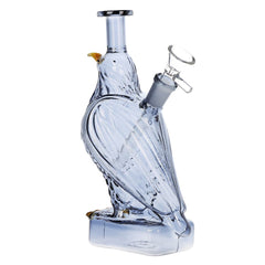 SeshGear Raven Glass Water Pipe - 7.5" / 14mm F / Smoke - Discreet Smoker