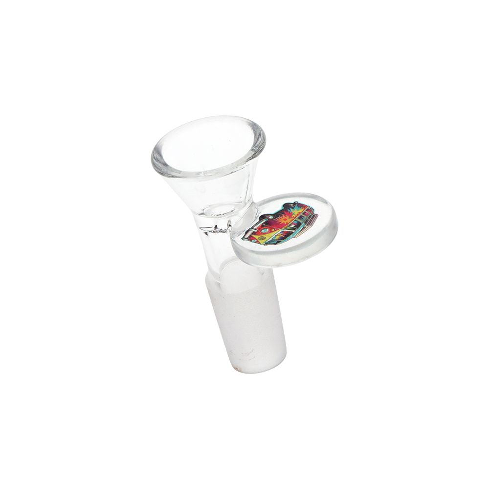 Pulsar VW Bus Beaker Glass Water Pipe - 10" / 14mm F - Discreet Smoker