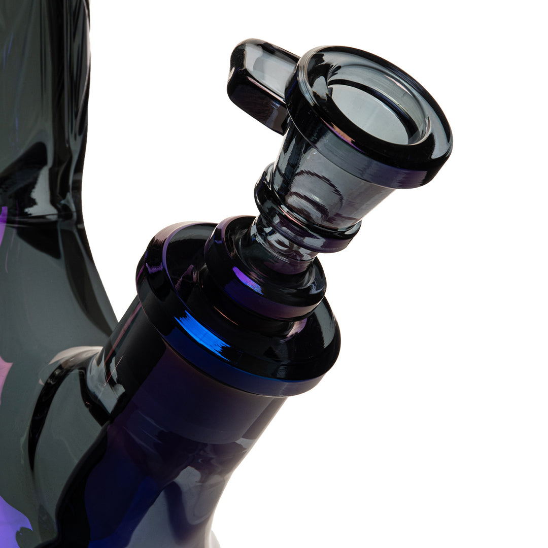 Gear Premium 12" Sidekick Beaker (Terminator Finish) Water Pipe - Discreet Smoker