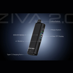 Yocan Ziva 2.0 510 Battery - Discreet Smoker