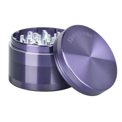 SharpStone Solid Top Metal Grinder | Purple | 4pc | 2.5" - Discreet Smoker