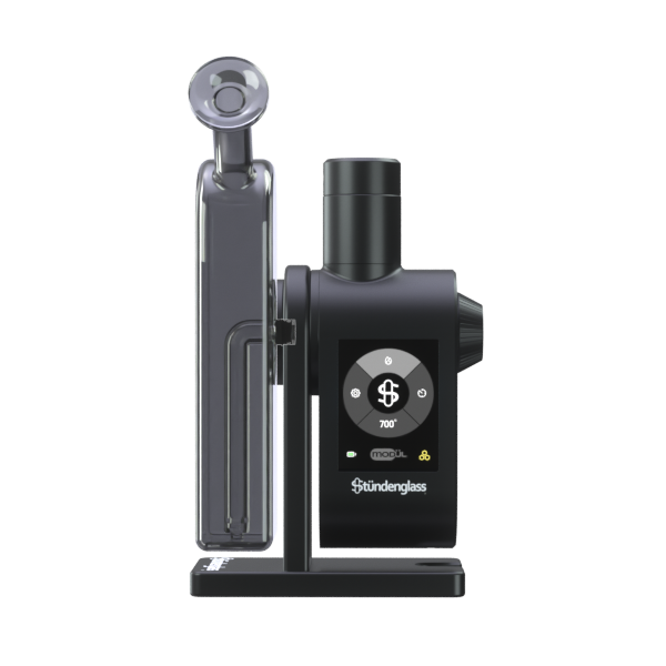 Stündenglass Modül + Dok Deluxe Travel Set - Gray Glass - Discreet Smoker