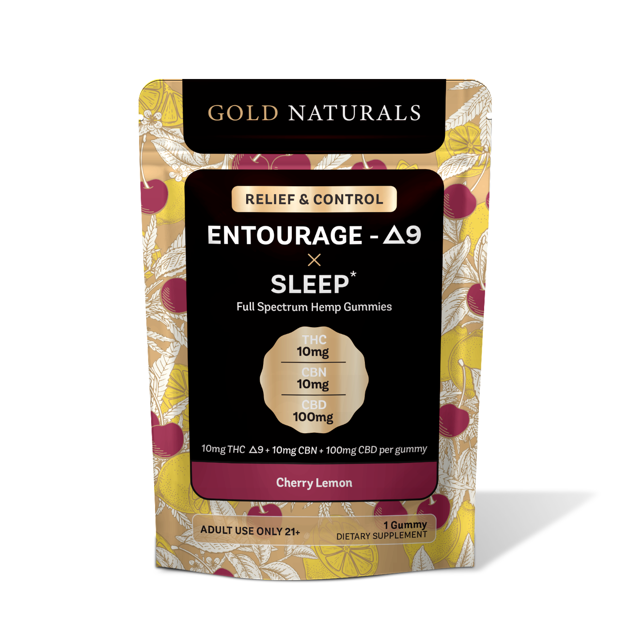 Gold Naturals Entourage Δ9 x Sleep Gummy - Discreet Smoker