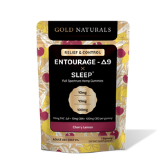 Gold Naturals Entourage Δ9 x Sleep Gummy - Discreet Smoker