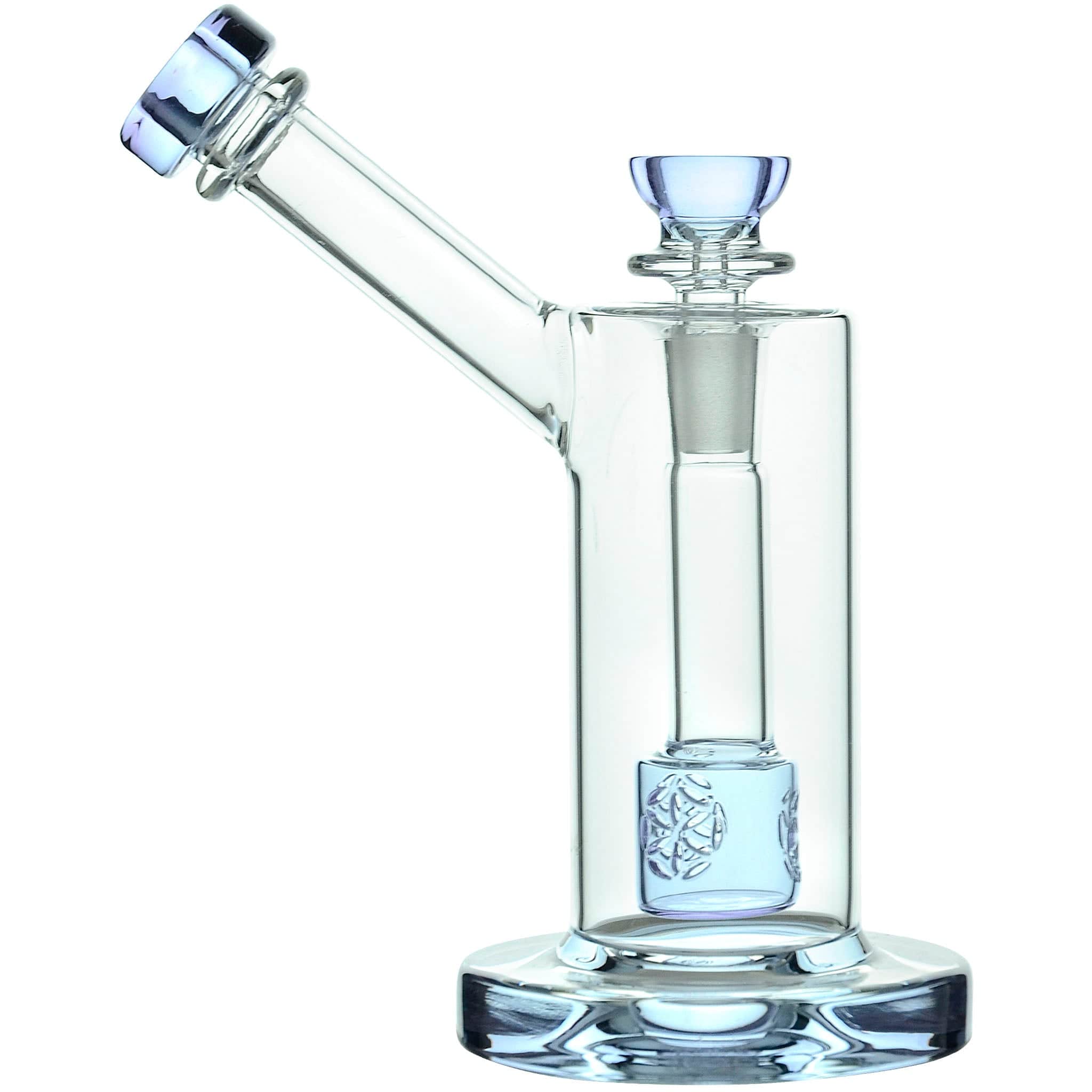 Glassic Seed of Life Percolator Glass Upright Bubbler - Discreet Smoker