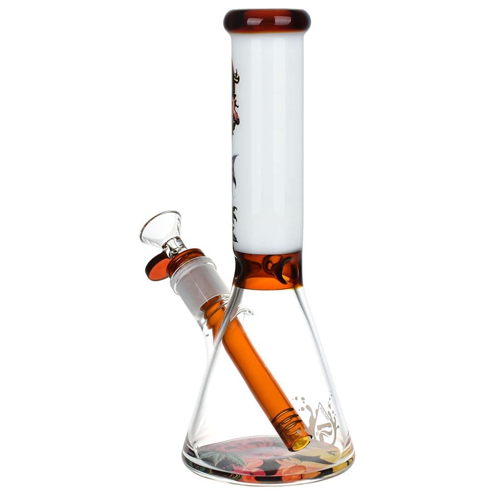 Pulsar Halloween Scene Beaker Water Pipe - 9.5" / 14mm F - Discreet Smoker
