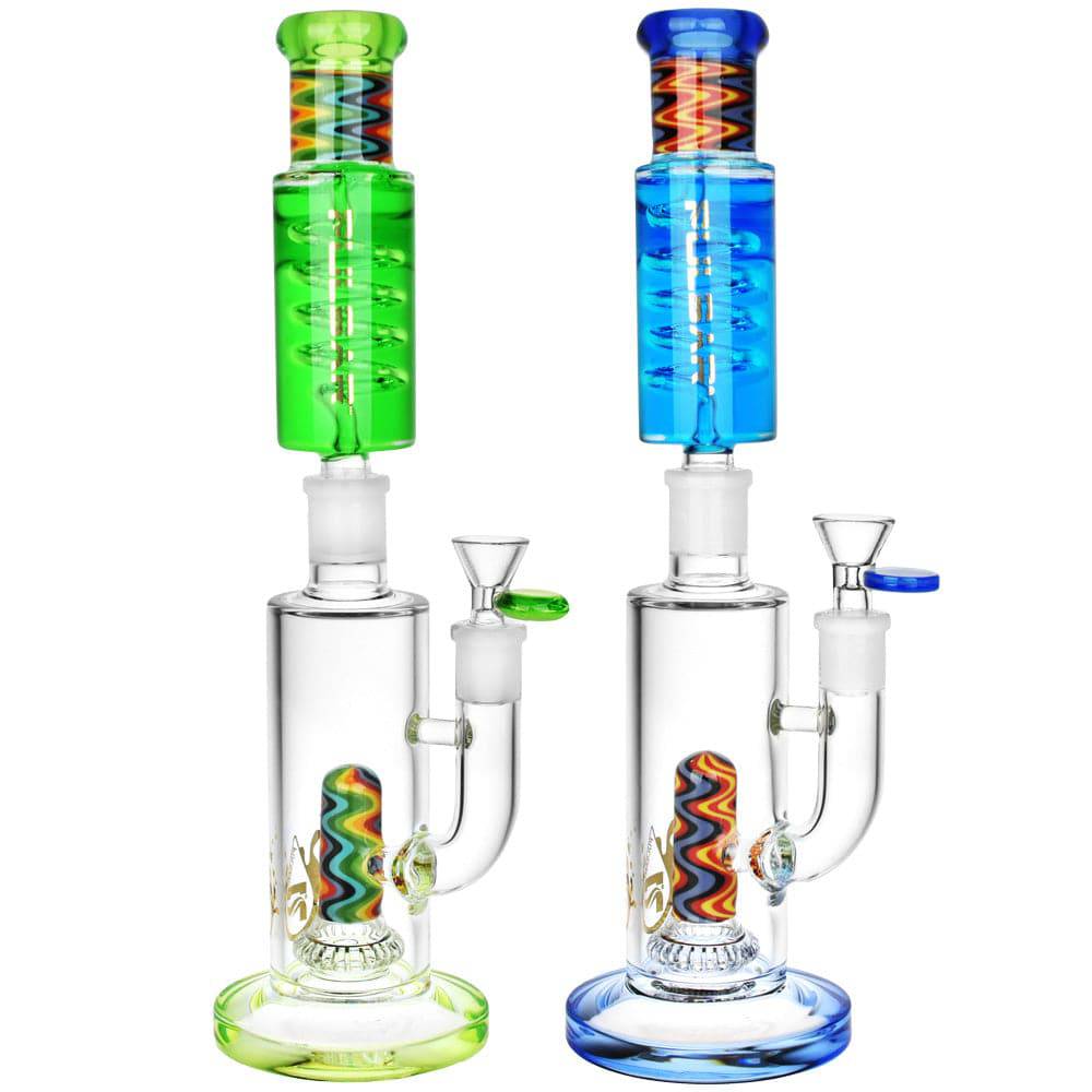 Pulsar Stackable Glycerin Water Pipe | 12.75" | 14mm F - Discreet Smoker