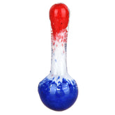 Grateful Dead x Pulsar Grateful Frit Glass Spoon Pipe - 4.5" - Discreet Smoker