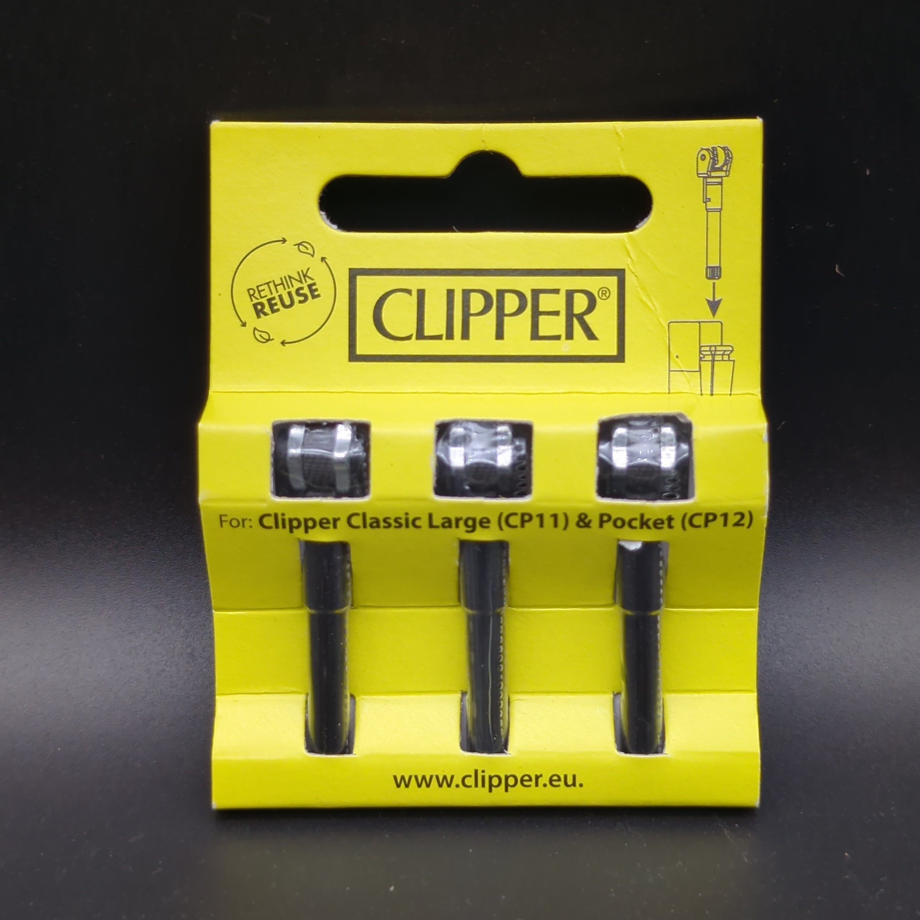 Clipper Flint Replacement 3-Pack - Discreet Smoker