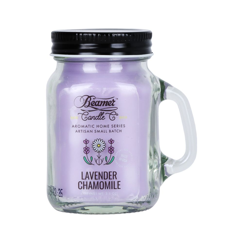 Beamer Candle Co. Aromatic Home Series Mini Mason Jar Candle | 4oz - Discreet Smoker