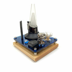 Mini Puffco Dab Rig Station Cleaning Organizer ~ Holds Charger Dock and Hot Knife ~ 8x7, Midnight Blue, Maple ~ for Cannabis Vaporizer - Discreet Smoker