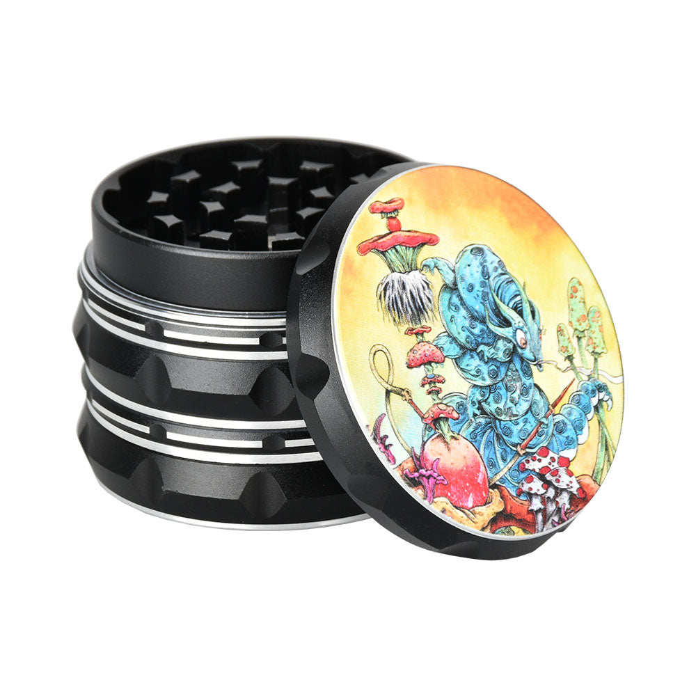 Sean Dietrich Mushroom Lounge Grinder - 4pc / 2.25" - Discreet Smoker