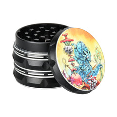 Sean Dietrich Mushroom Lounge Grinder - 4pc / 2.25" - Discreet Smoker
