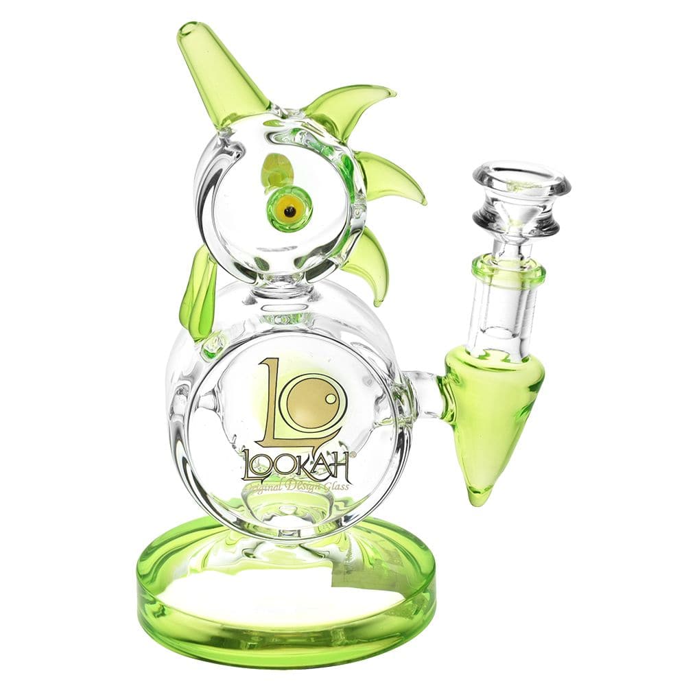 Lookah Glass Rooster Water Pipe | 7.5" | 14mm F - Discreet Smoker