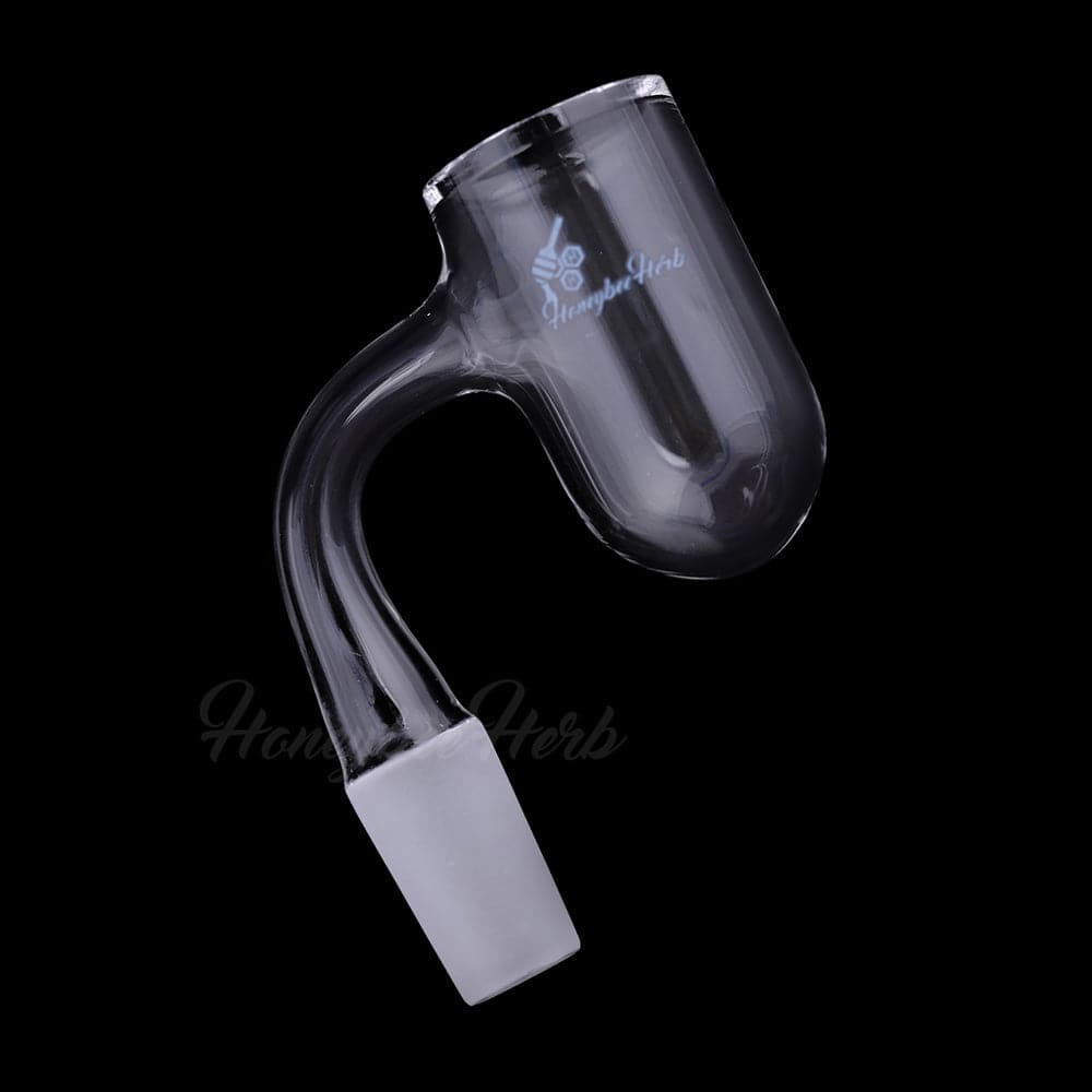HONEY BEVEL DEEP BOWL QUARTZ BANGER - 90° DEGREE | BL - Discreet Smoker