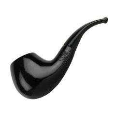 Pulsar Shire Pipes Bent Ebony Cherry Wood Tobacco Pipe - Discreet Smoker