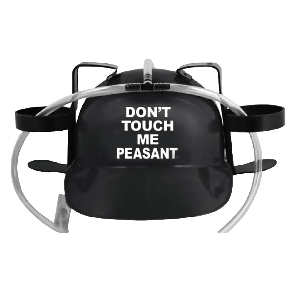 Don't Touch Me Peasant 2-Can Drinking Hard Hat - Discreet Smoker